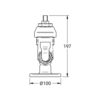 m_80200030_a_bl2.pdf Maßzeichnung Einzelhydrant DN 20, Artikelnummer: 80 2000 30