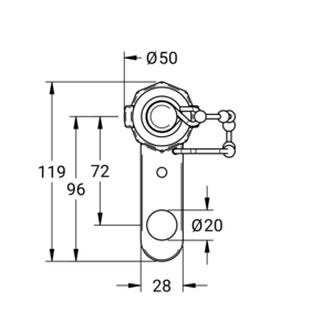 m_80210030_a_bl1.pdf Maßzeichnung Schijfgeleider, Artikelnummer: 80 2100 30