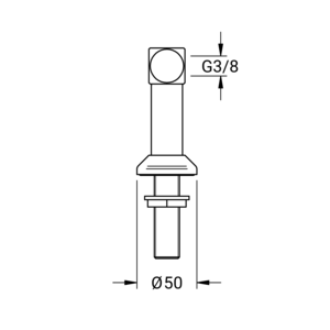 m_7190032500_a_bl2.pdf Maßzeichnung NOVALAB laboratorium bladkolom, aansluiting G1/2", Artikelnummer: 71 9003 25 00