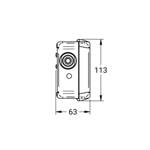 m_5001000001_e_bl2.pdf Maßzeichnung NOVALAB Hygiene-Spülmodul zum zyklischen Spülen von stagnationsgefährdeten Wasserleitungen, Artikelnummer: 50 0100 00 01