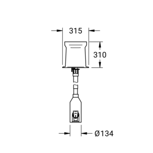 m_80206260_a_bl2.pdf Maßzeichnung Einzelhydrant - Garnitur DN 40 (Gartenhauptventil), Artikelnummer: 80 2062 60