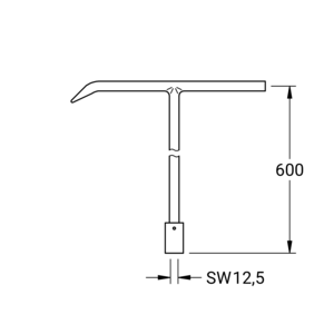 m_98809300_a_bl1.pdf Maßzeichnung Aufsteckschlüssel, Artikelnummer: 98 8093 00