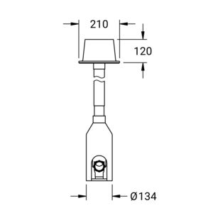 m_80106170_a_bl2.pdf Maßzeichnung Haupthydrant - Garnitur DN 50, Artikelnummer: 80 1061 70