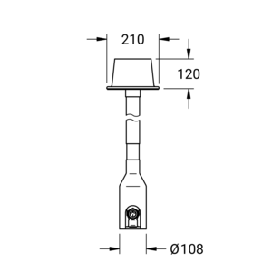 m_80106130_a_bl2.pdf Maßzeichnung Haupthydrant - Garnitur DN 20, Artikelnummer: 80 1061 30
