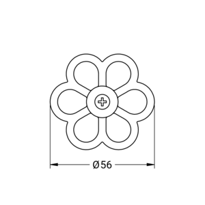 m_80330000_a_bl2.pdf Maßzeichnung Handrad, Artikelnummer: 80 3300 00