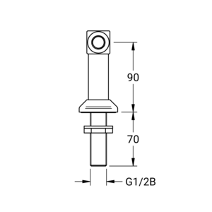m_7190032500_a_bl1.pdf Maßzeichnung NOVALAB laboratorium bladkolom, aansluiting G1/2", Artikelnummer: 71 9003 25 00